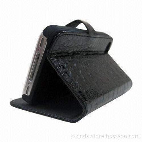 Leather Cases for iPhone 4/4S, Durable, Various Colors are Available